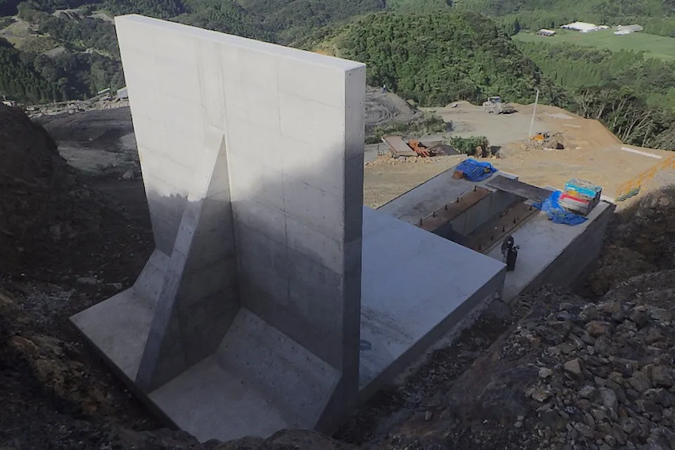 コンベア基礎工事